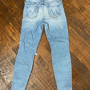 Mother The Looker Ankle Step Fray Jeans